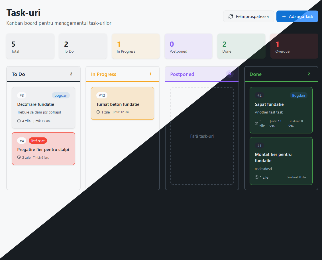 Kanban Board Screenshot